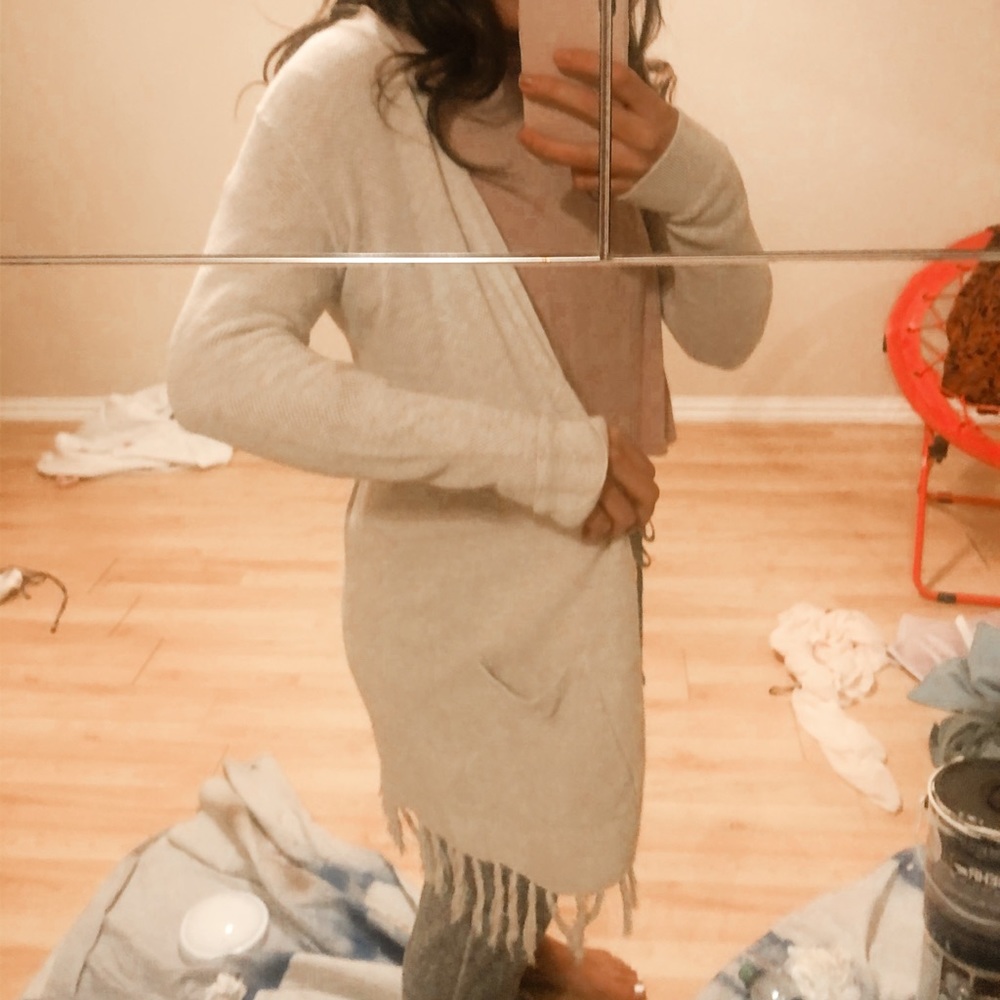 long cardigan
